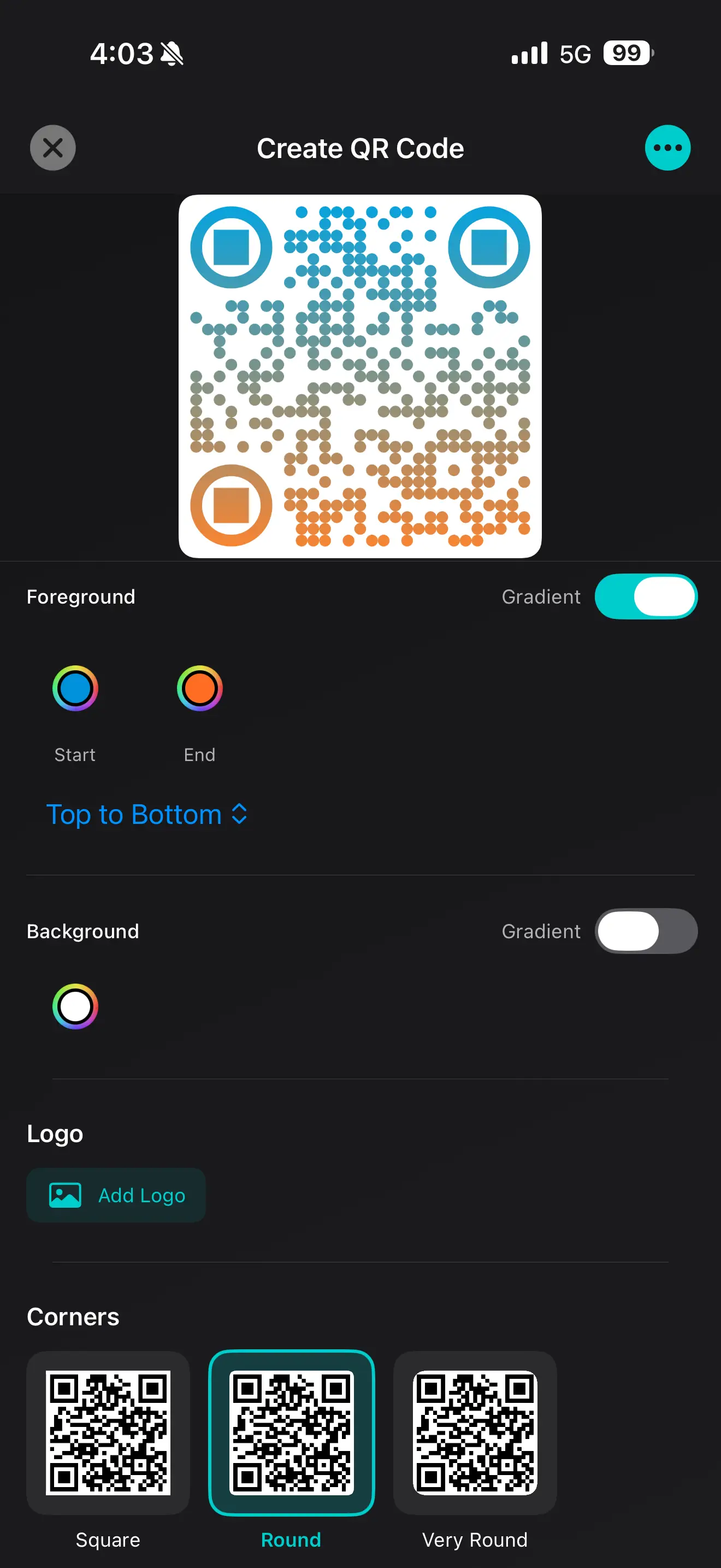 Create branded custom QR codes with logos and colors
